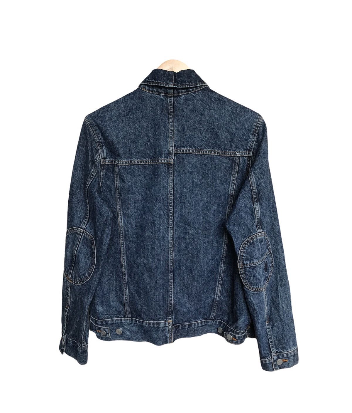 Japanese Brand Vintage J.W.Anderson x Uniqlo Denim Trucker Jacket Size US L / EU 52-54 / 3 - 3 Thumbnail
