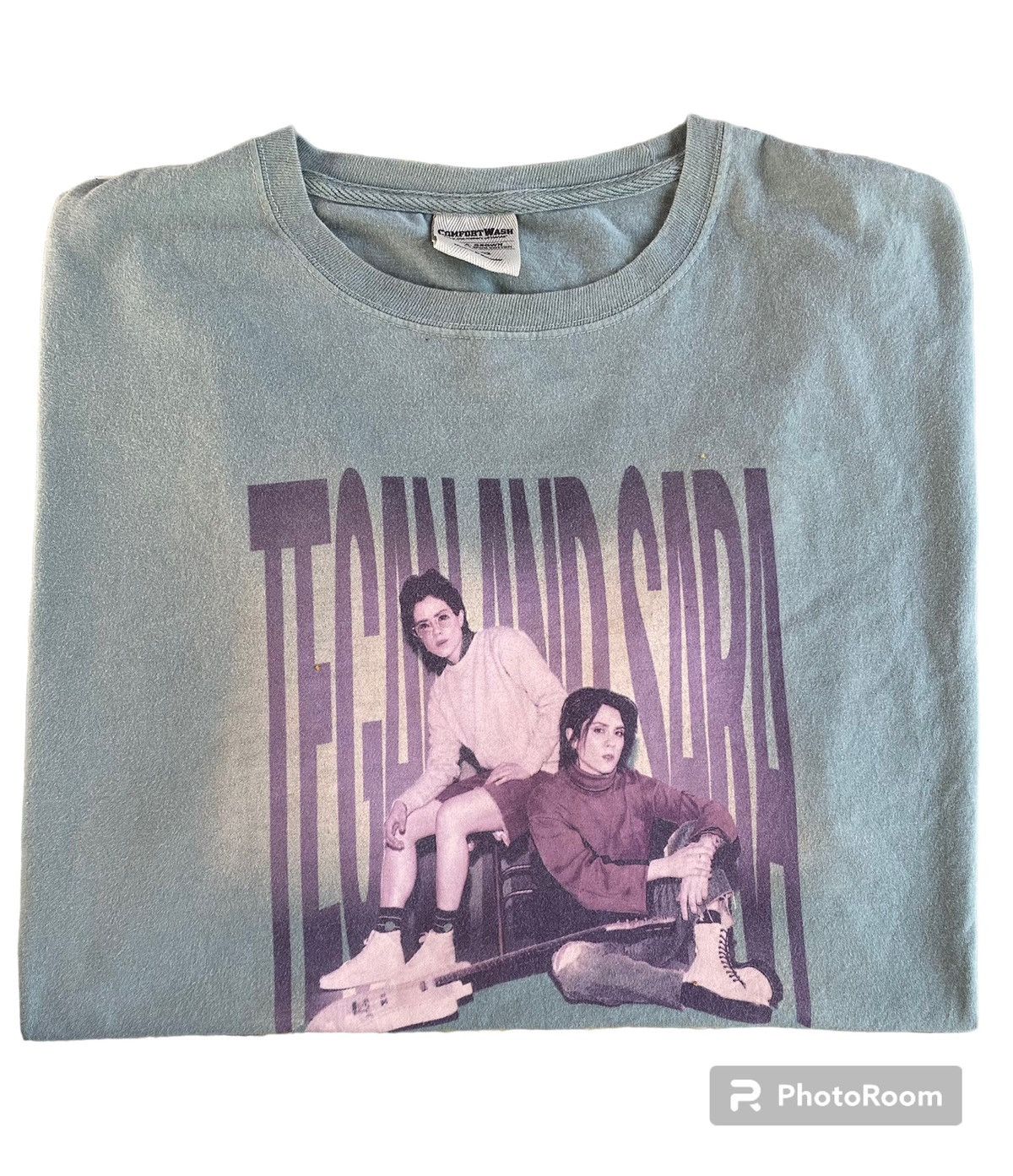 Vintage Tegan And Sara indie band green Shirt