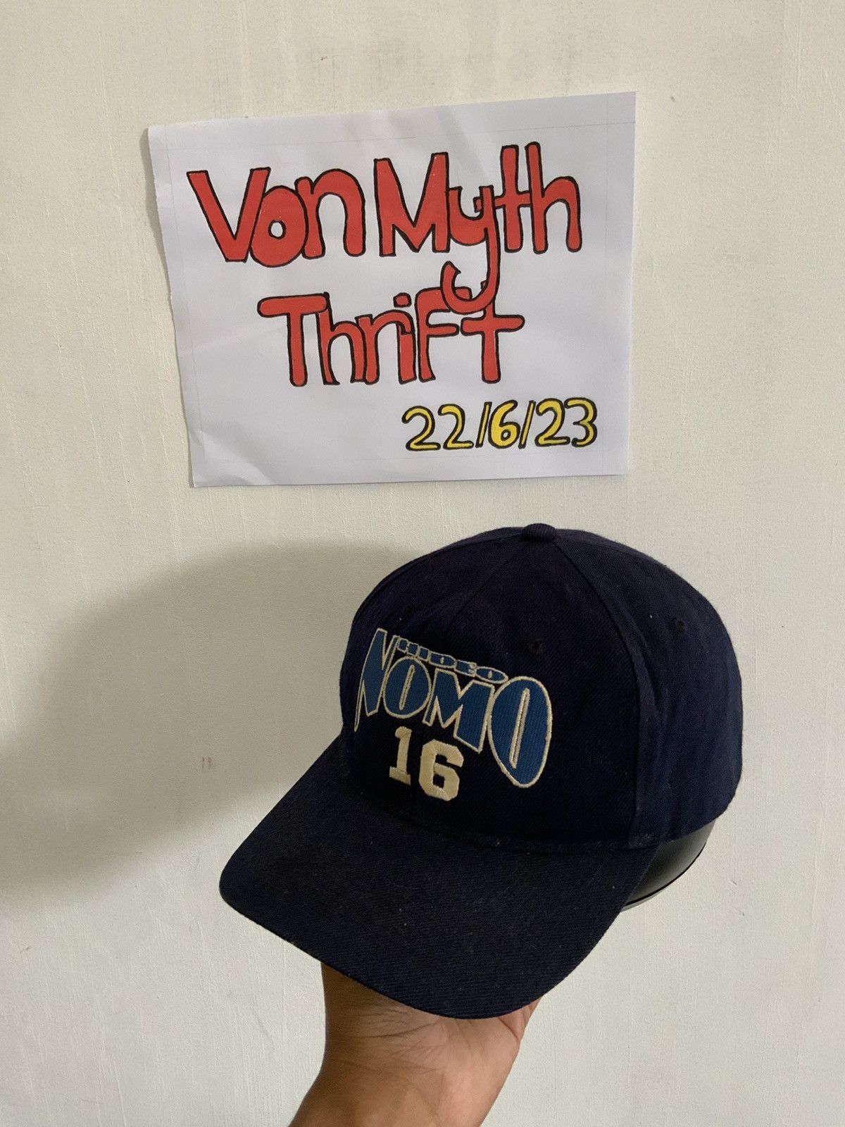 Japanese Brand Vintage Hideo Nomo 16 Hat Size ONE SIZE - 1 Thumbnail