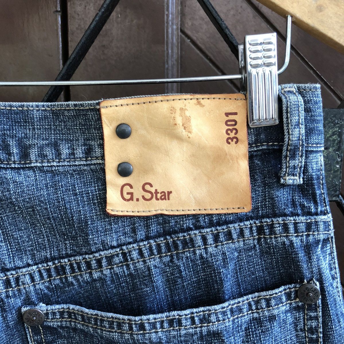 G-Star Japan G Star Raw Double Knee Patchwork Distressed Denum Size US 30 / EU 46 - 5 Thumbnail