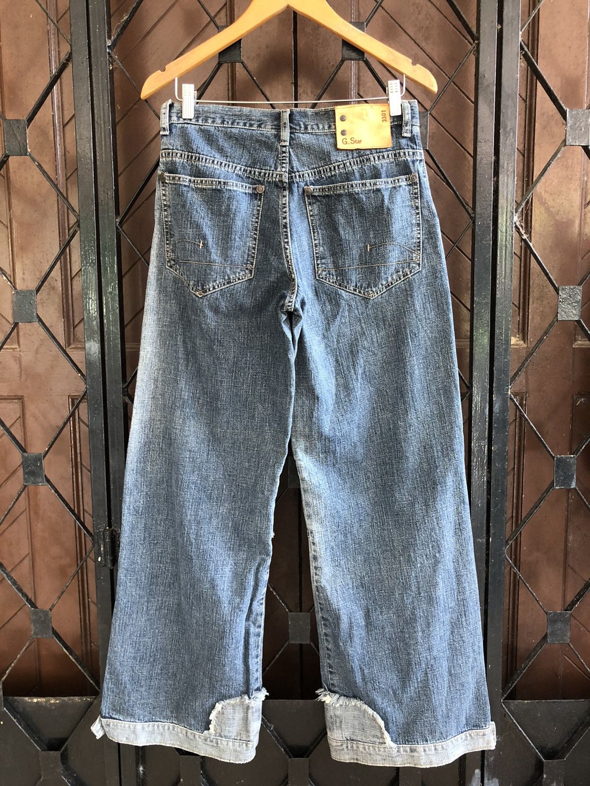 G-Star Japan G Star Raw Double Knee Patchwork Distressed Denum Size US 30 / EU 46 - 4 Thumbnail
