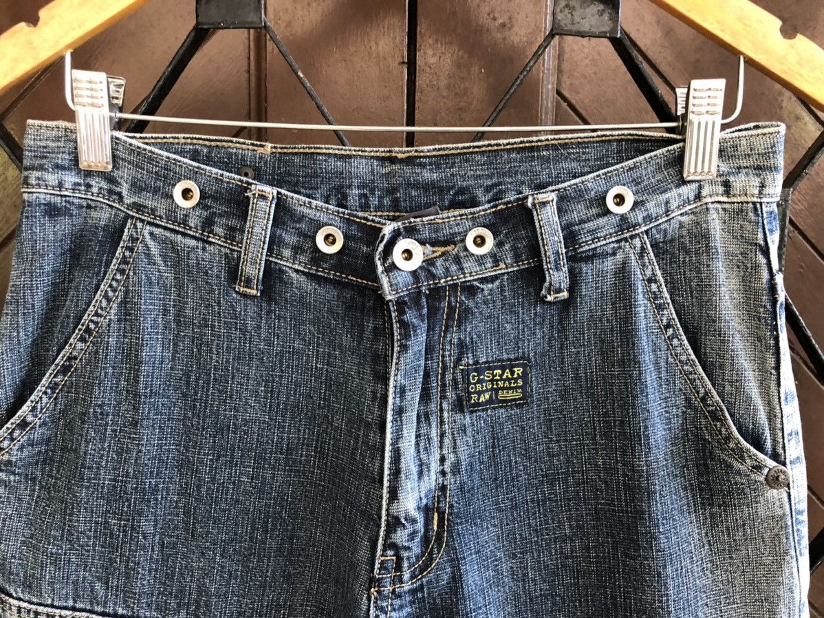 G-Star Japan G Star Raw Double Knee Patchwork Distressed Denum Size US 30 / EU 46 - 3 Thumbnail