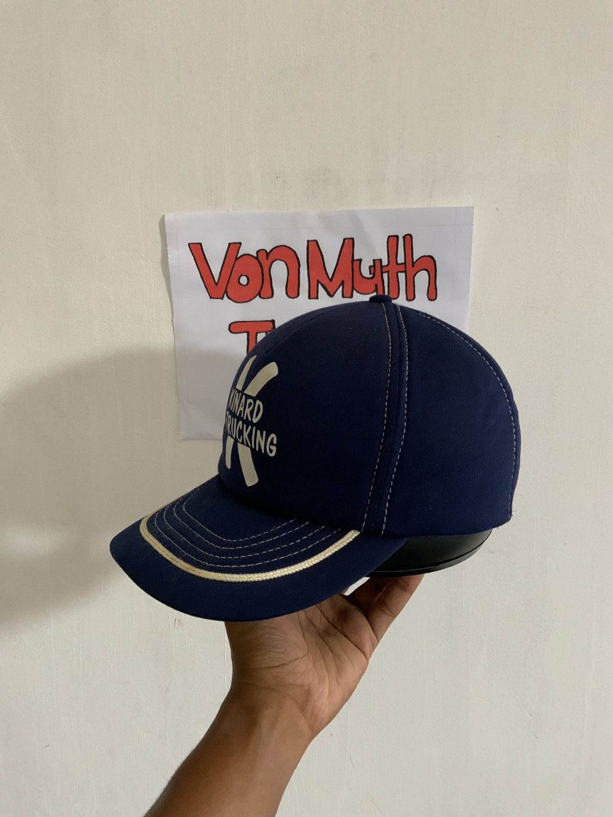 Vintage Vintage Kinard Trucking Spellout Fullspan Hat Size ONE SIZE - 3 Thumbnail