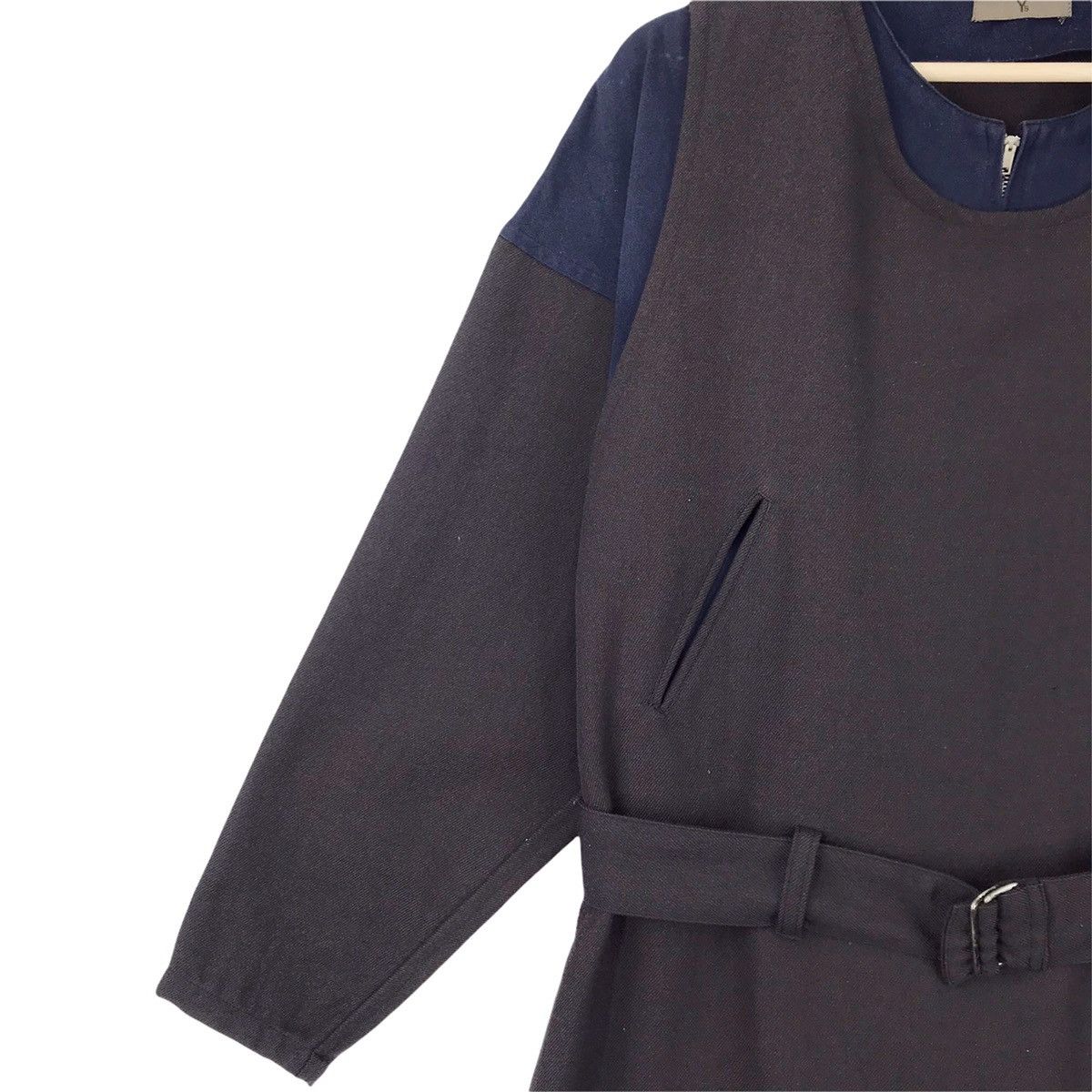 Yohji Yamamoto YS Yohji Yamamoto Double Layered Wool Long Coat Jacket Size US L / EU 52-54 / 3 - 6 Thumbnail
