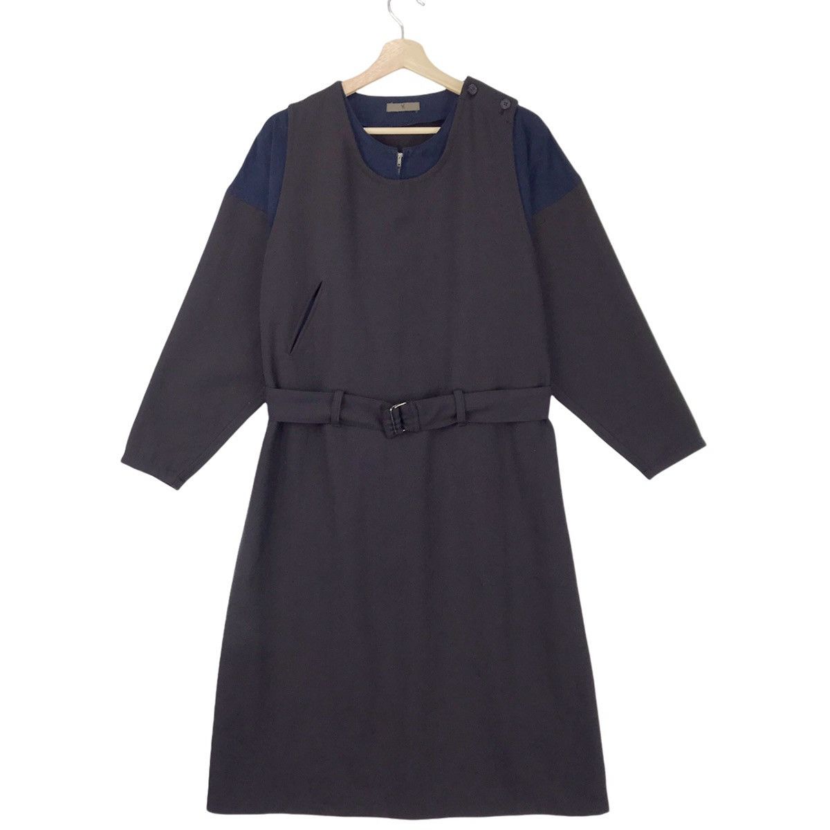 Yohji Yamamoto YS Yohji Yamamoto Double Layered Wool Long Coat Jacket Size US L / EU 52-54 / 3 - 1 Thumbnail