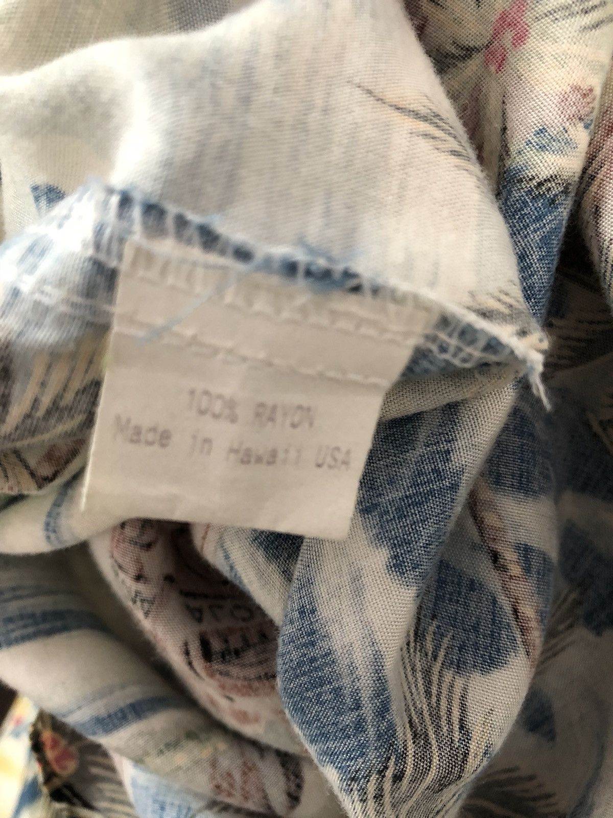 Vintage VTG Pineapple Juice Aloha Palm Trees Beach Rayon Hawaiian Size US M / EU 48-50 / 2 - 17 Thumbnail