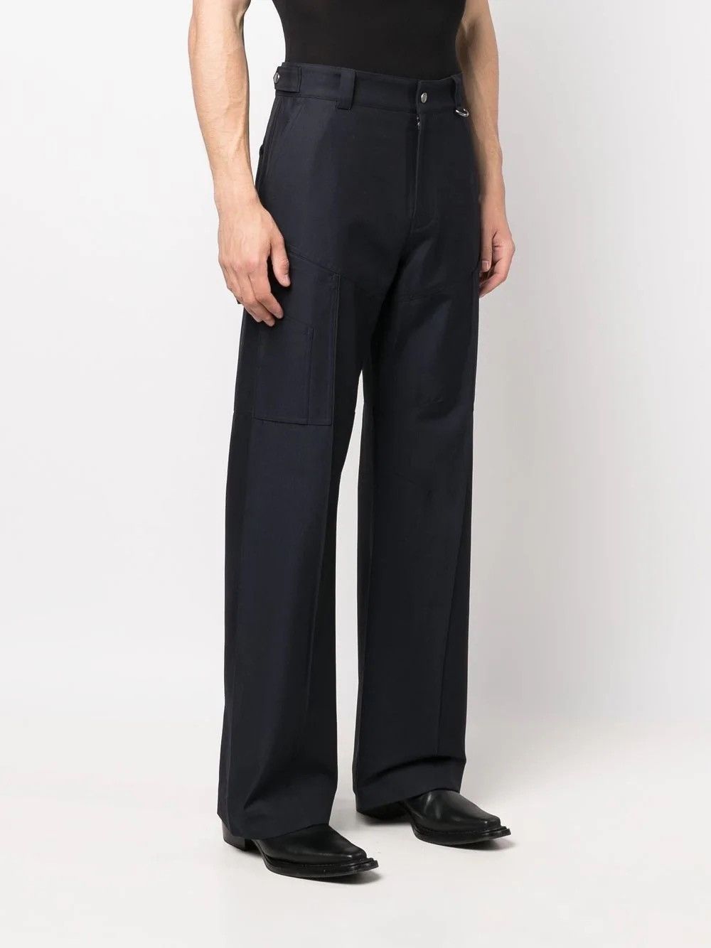 Marine Serre Marine Serre survival wide-leg tailored trousers Size US 34 / EU 50 - 5 Thumbnail