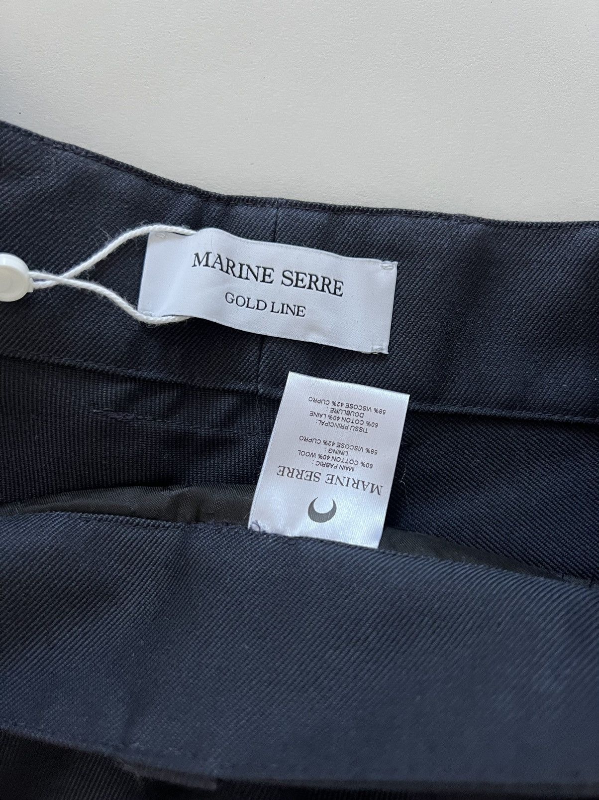 Marine Serre Marine Serre survival wide-leg tailored trousers Size US 34 / EU 50 - 8 Thumbnail