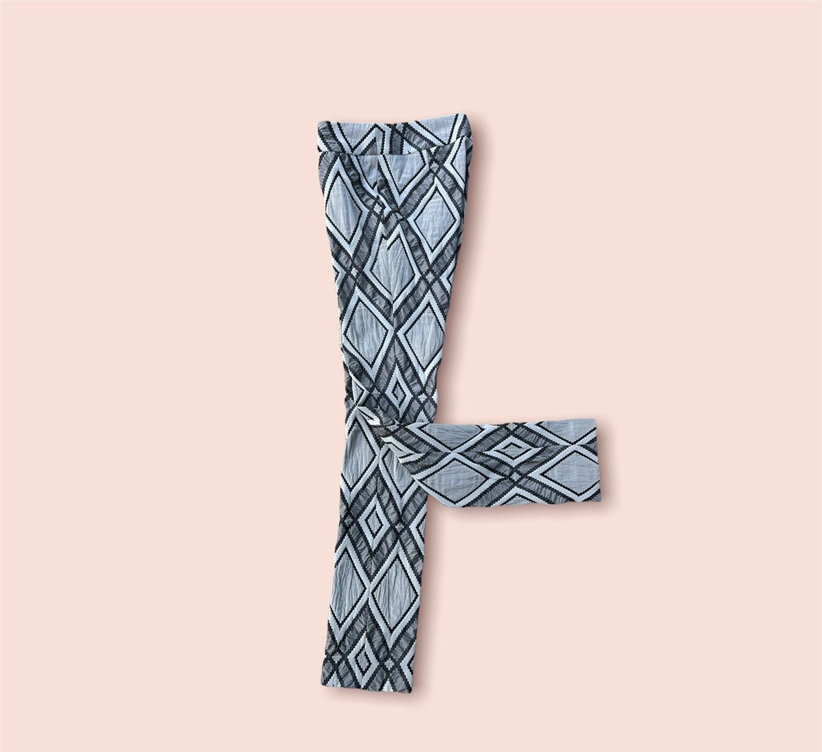 Issey Miyake × Japanese Brand × Vintage ISSEY MIYAKE VINTAGE GEOMETRICAL DIAMOND TROUSER Size 29" - 7 Thumbnail
