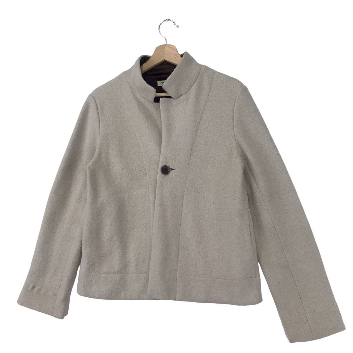 Issey Miyake Issey Miyake Plantation Wool Cardigan Jacket Size US M / EU 48-50 / 2 - 2 Thumbnail