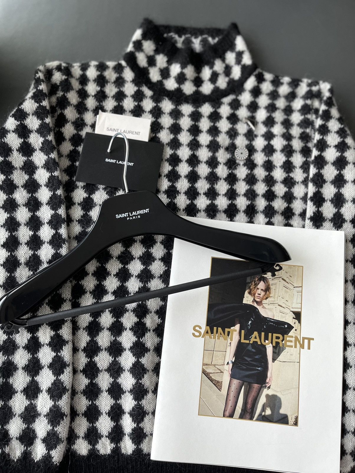 Hedi Slimane × Saint Laurent Paris × Yves Saint Laurent Super Runway Brand New Saint Laurent Los Angles Sweater Size US L / EU 52-54 / 3 - 2 Thumbnail