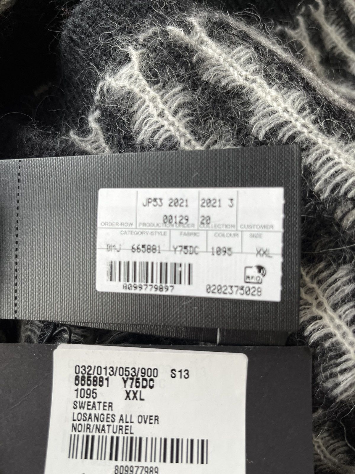 Hedi Slimane × Saint Laurent Paris × Yves Saint Laurent Super Runway Brand New Saint Laurent Los Angles Sweater Size US L / EU 52-54 / 3 - 21 Thumbnail