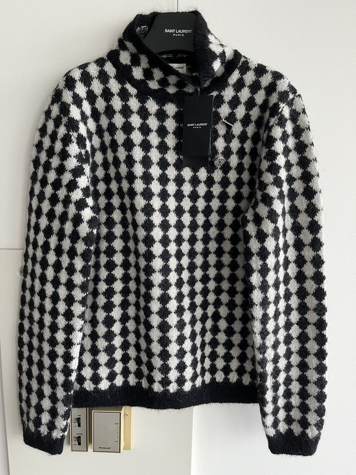 Hedi Slimane × Saint Laurent Paris × Yves Saint Laurent Super Runway Brand New Saint Laurent Los Angles Sweater Size US L / EU 52-54 / 3 - 6 Thumbnail