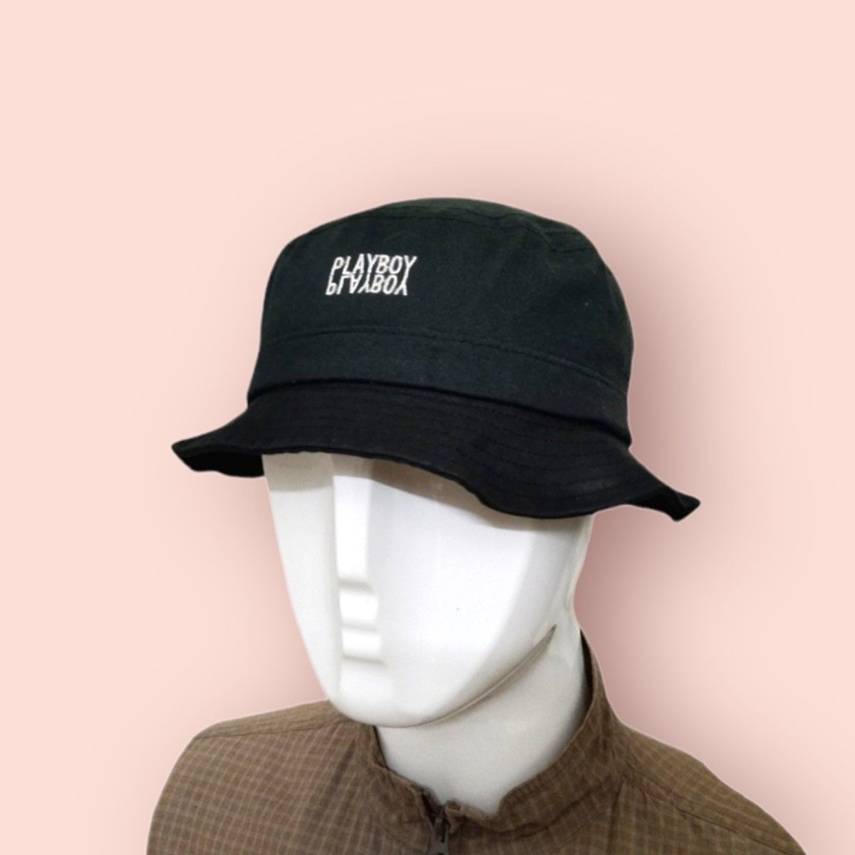 image of Playboy Bucket Hat in Black, Men's