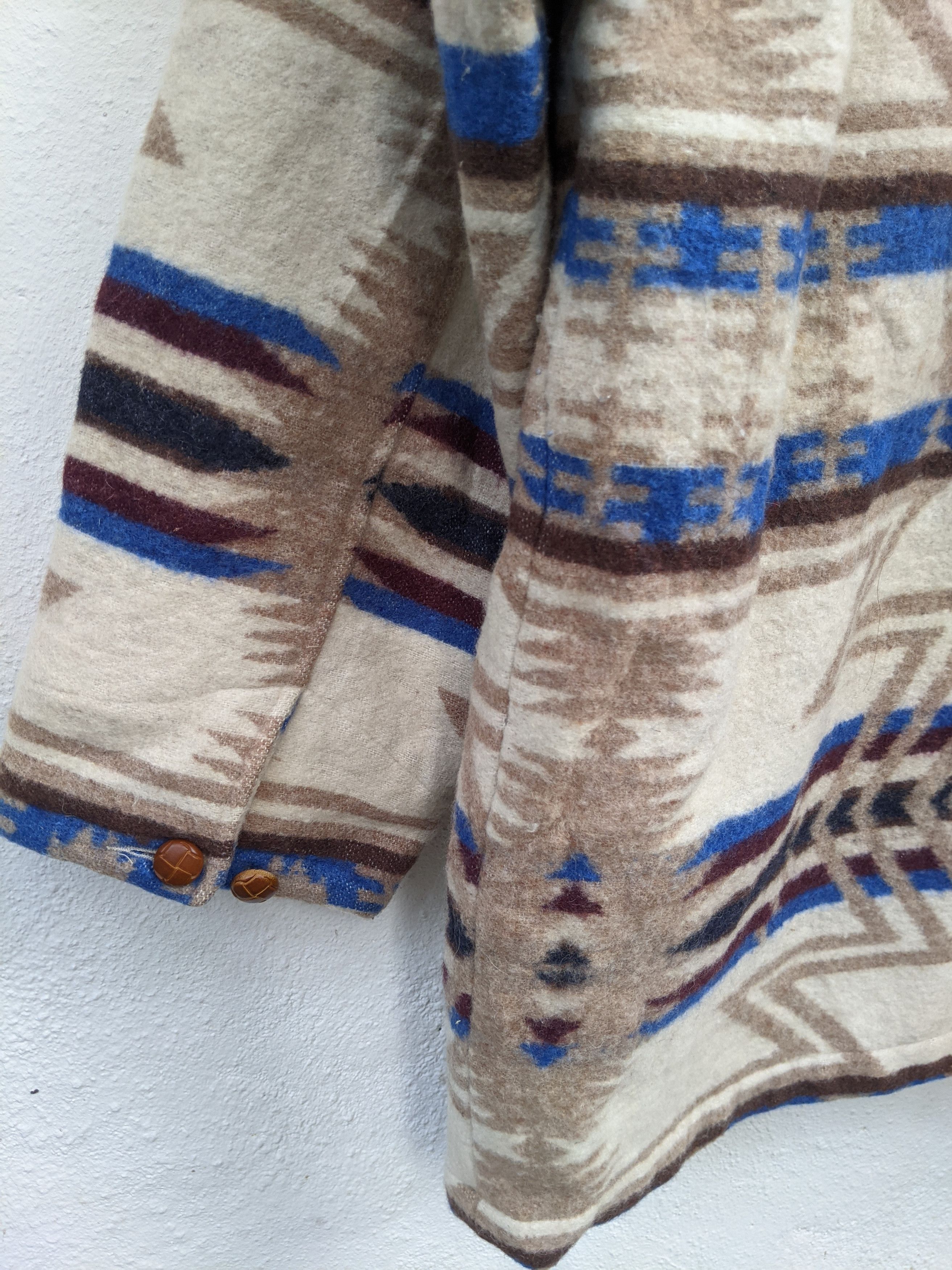 Japanese Brand JAKE NAVAJO BUTTON DOWN JACKET Size US M / EU 48-50 / 2 - 5 Thumbnail