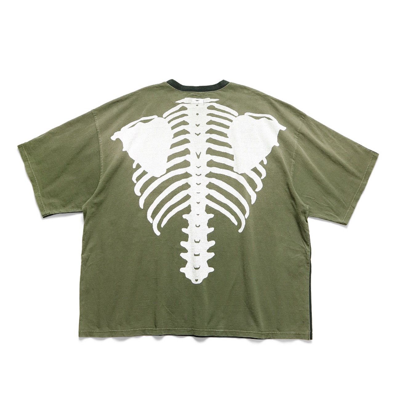 Kapital Kapital 2-TONE Big Pocket BONE Print T-Shirt | Grailed