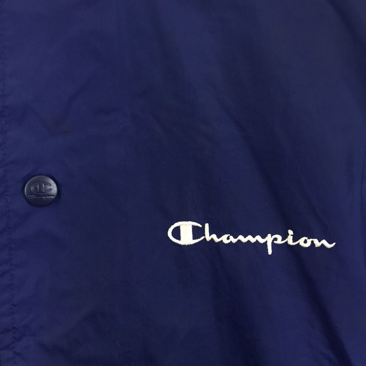 Champion Vintage CHAMPION SCRIPT USA Sportswear Windbreaker Jacket Size US L / EU 52-54 / 3 - 3 Thumbnail