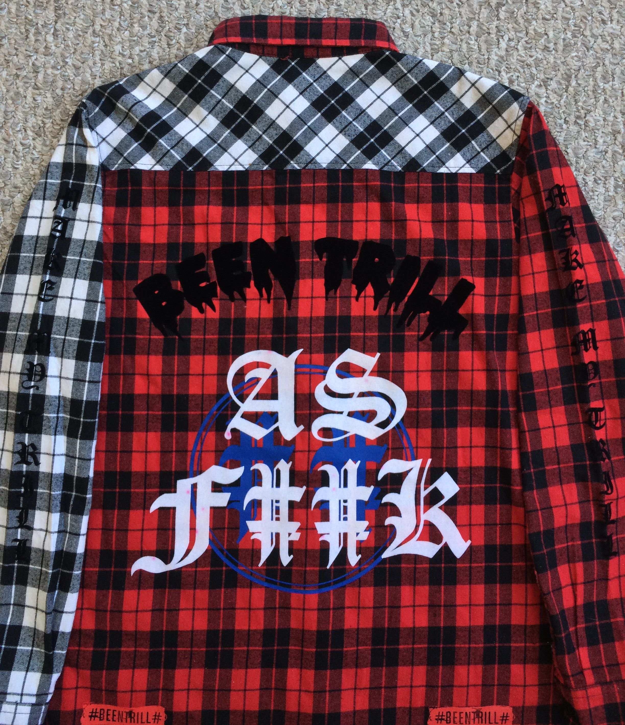 Been Trill OG Been Trill Reconstructed Logo Flannel Size US M / EU 48-50 / 2 - 2 Thumbnail