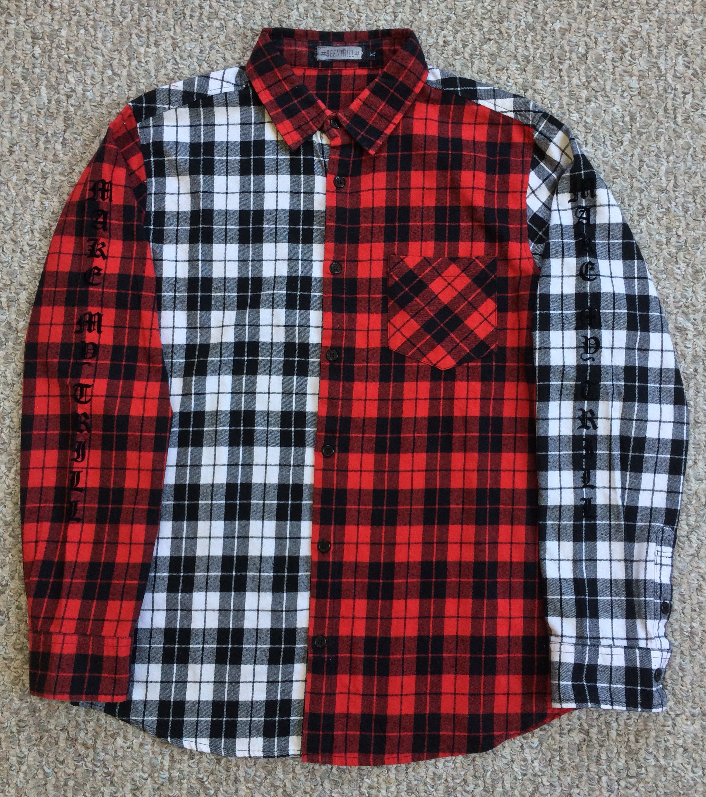 Been Trill OG Been Trill Reconstructed Logo Flannel Size US M / EU 48-50 / 2 - 3 Thumbnail