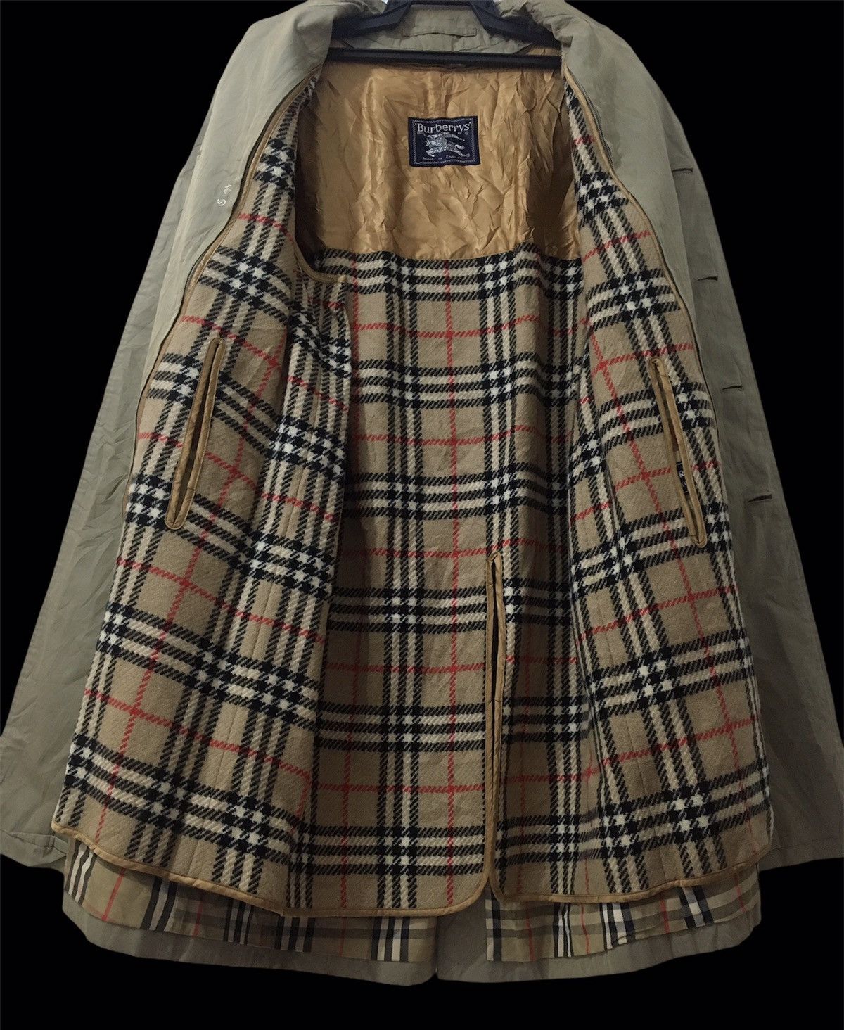Burberry × Vintage Vintage Burberry Single Breasted Nova Check Size US M / EU 48-50 / 2 - 1 Thumbnail