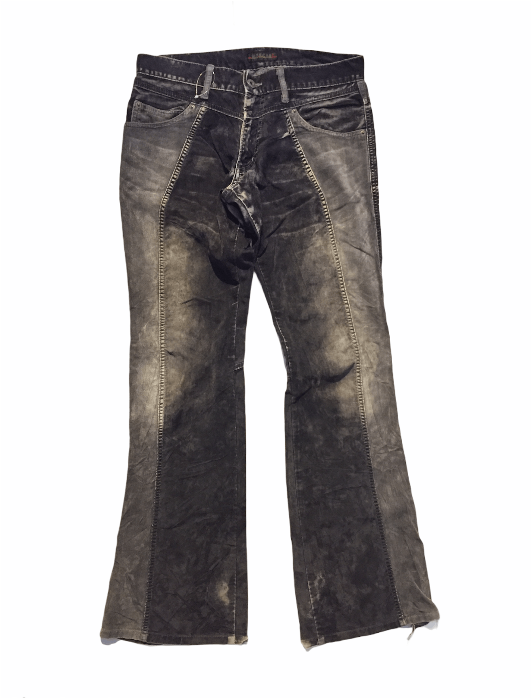 Morgan Homme FLARE!!Hybrid corduroy Rayon wax pants Size US 30 / EU 46 - 1 Thumbnail