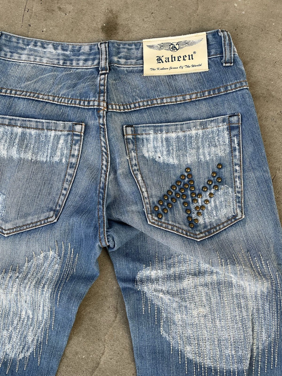 Japanese Brand × Vintage Vintage Japanese Brand jeans distressed blue denim buggy fit Size US 31 - 8 Thumbnail