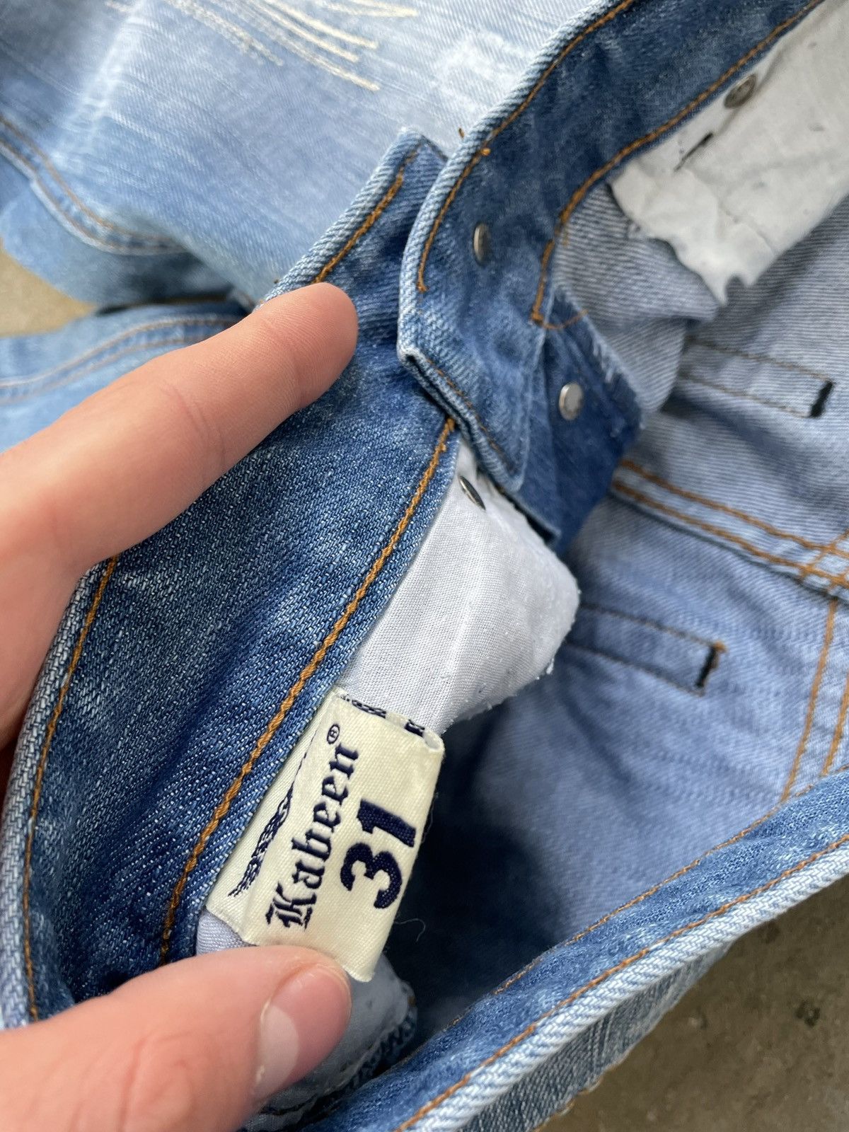 Japanese Brand × Vintage Vintage Japanese Brand jeans distressed blue denim buggy fit Size US 31 - 5 Thumbnail