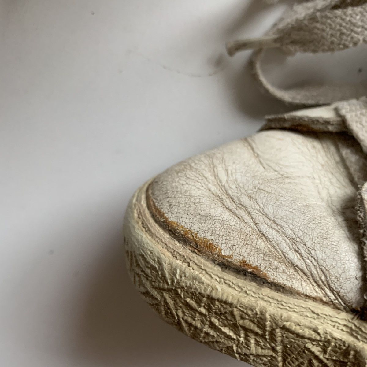 Nike × Vintage Vintage 80s Nike blazer high shoe white size 6 distressed Size US 6 / EU 39 - 4 Thumbnail