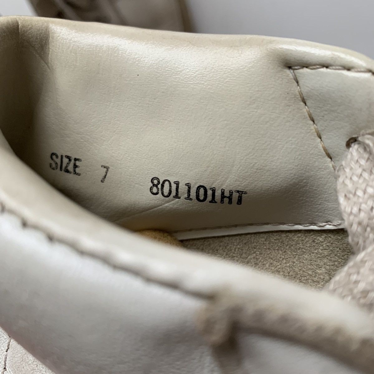 Nike × Vintage Vintage 80s Nike blazer high shoe white size 6 distressed Size US 6 / EU 39 - 10 Thumbnail