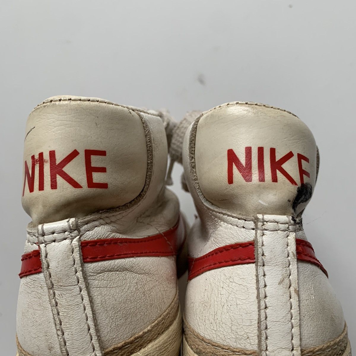 Nike × Vintage Vintage 80s Nike blazer high shoe white size 6 distressed Size US 6 / EU 39 - 8 Thumbnail
