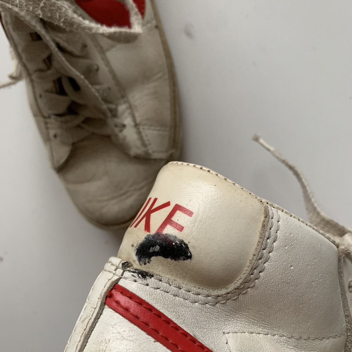 Nike × Vintage Vintage 80s Nike blazer high shoe white size 6 distressed Size US 6 / EU 39 - 9 Thumbnail