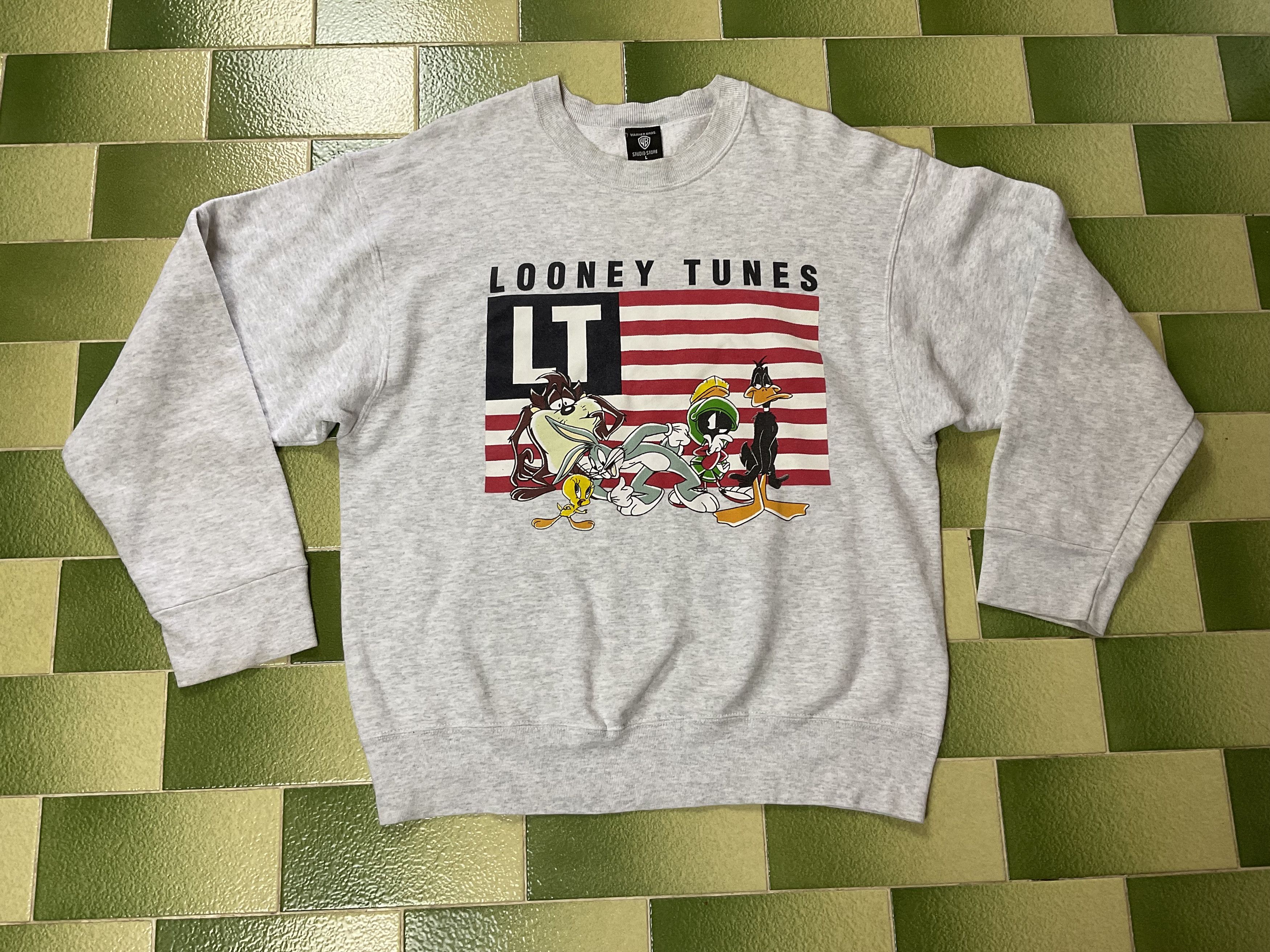 Vintage 1997 Warner Bros Looney Tunes Americana Sweatshirt