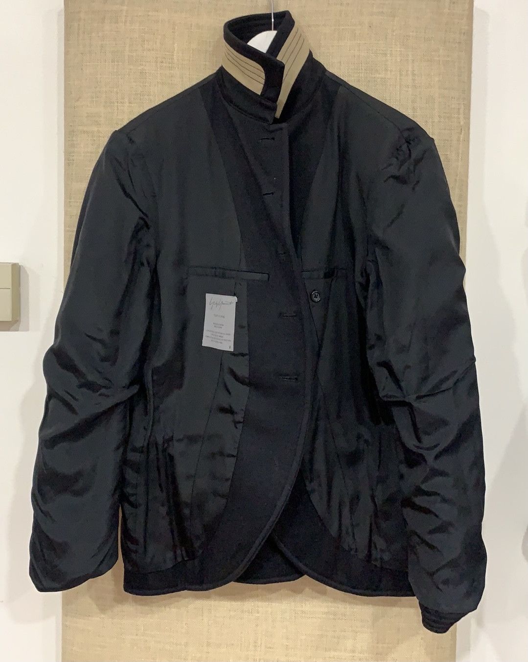 Yohji Yamamoto Yohji Yamamoto Pour Homme contrast collar,bottom jacket Size 38R - 12 Thumbnail