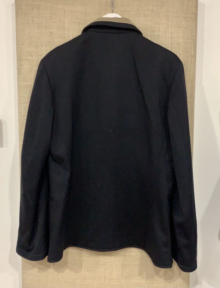 Yohji Yamamoto Yohji Yamamoto Pour Homme contrast collar,bottom jacket Size 38R - 6 Thumbnail