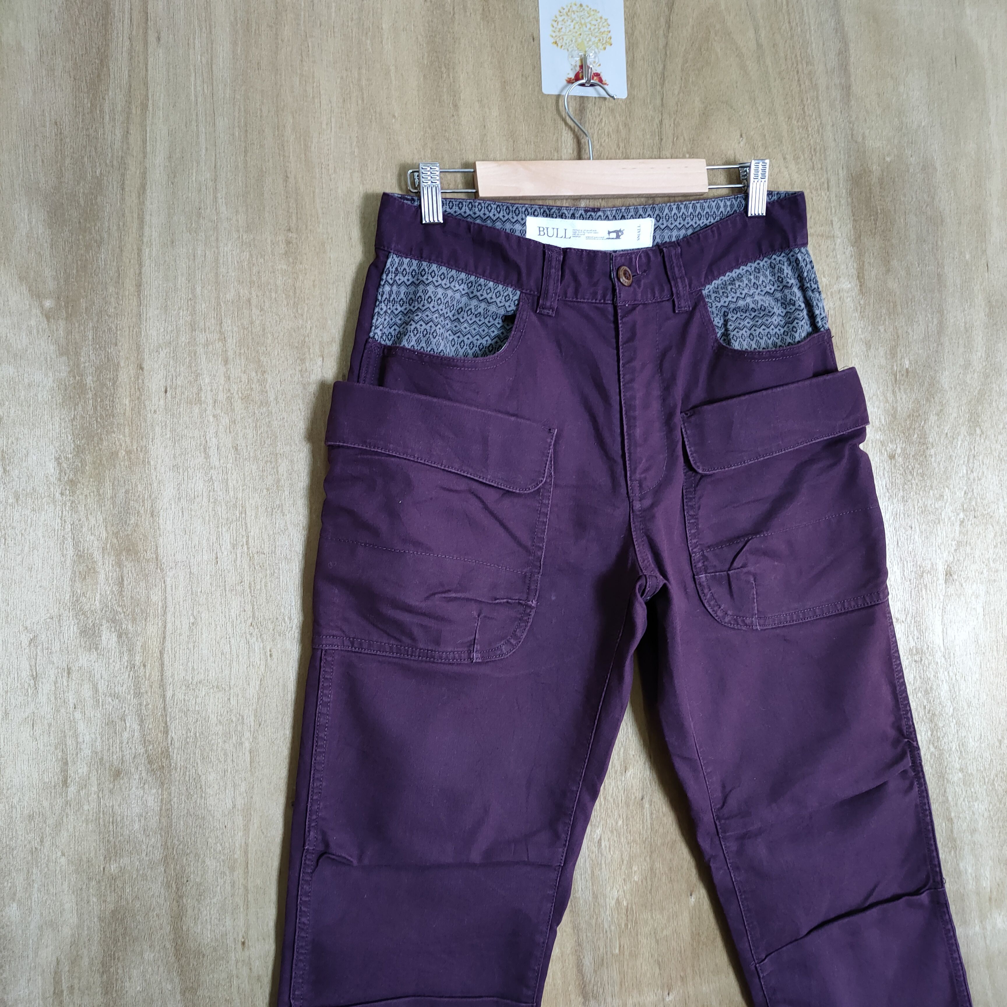 Japanese Brand JAPAN BULL BIG POCKET STREETWEAR PANTS Size US 30 / EU 46 - 5 Thumbnail