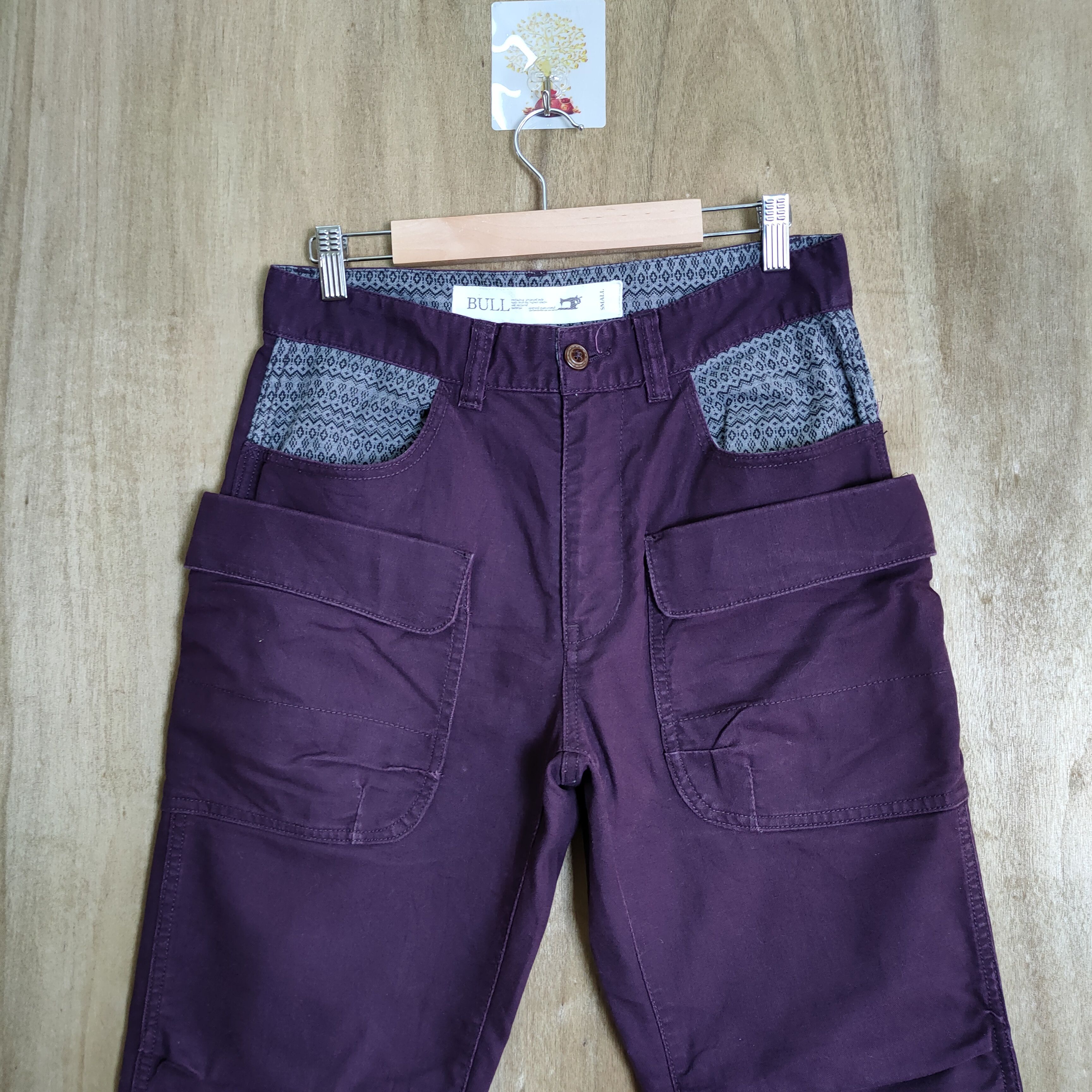 Japanese Brand JAPAN BULL BIG POCKET STREETWEAR PANTS Size US 30 / EU 46 - 3 Thumbnail