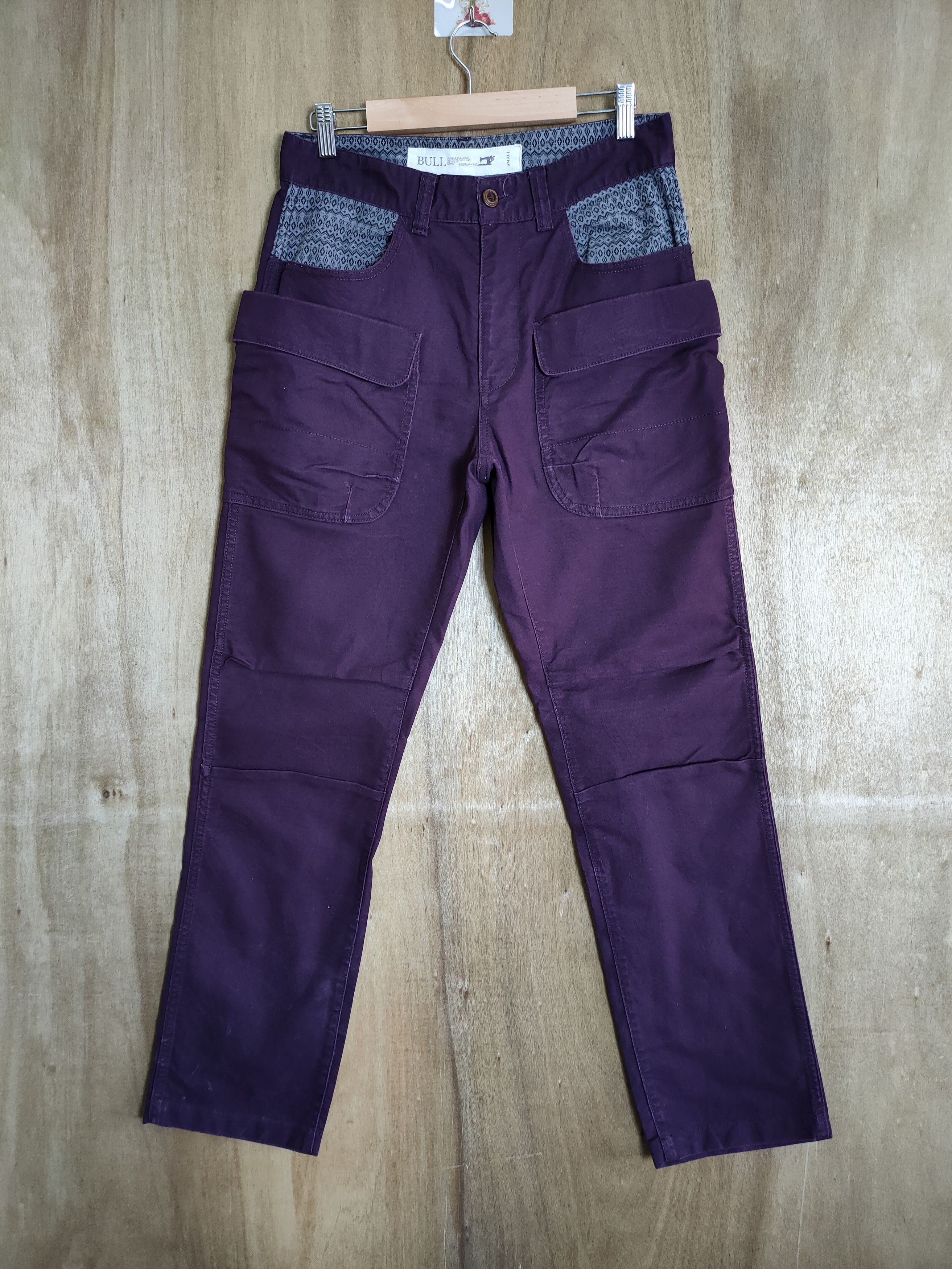 Japanese Brand JAPAN BULL BIG POCKET STREETWEAR PANTS Size US 30 / EU 46 - 1 Thumbnail