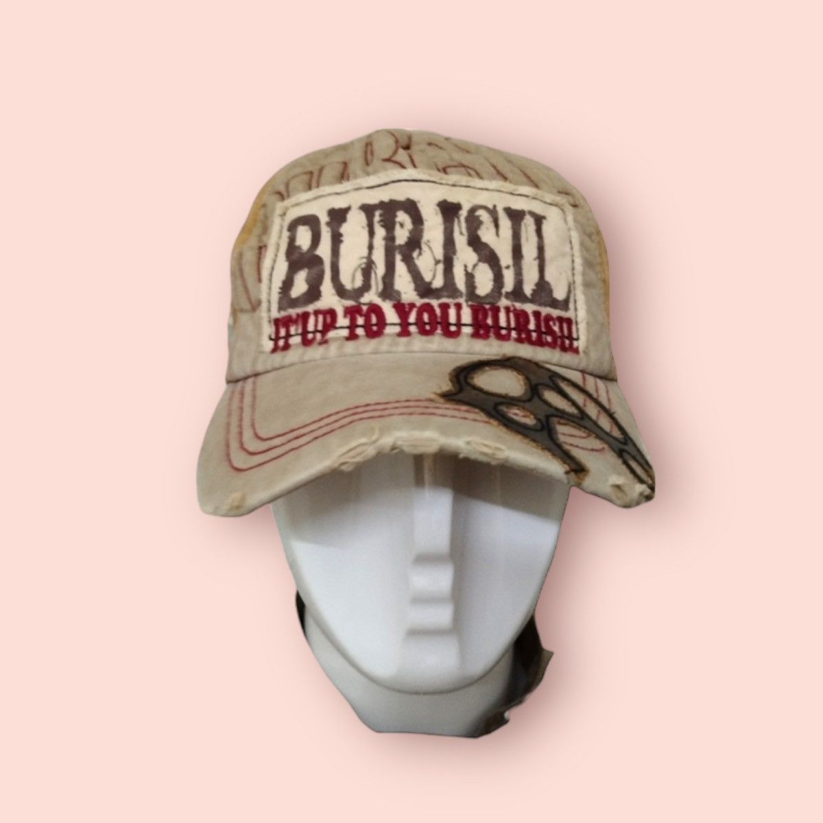 If Six Was Nine × Vintage BURISIL VINTAGE DISTRESSED PATCHES STRAPBACK Size ONE SIZE - 5 Thumbnail