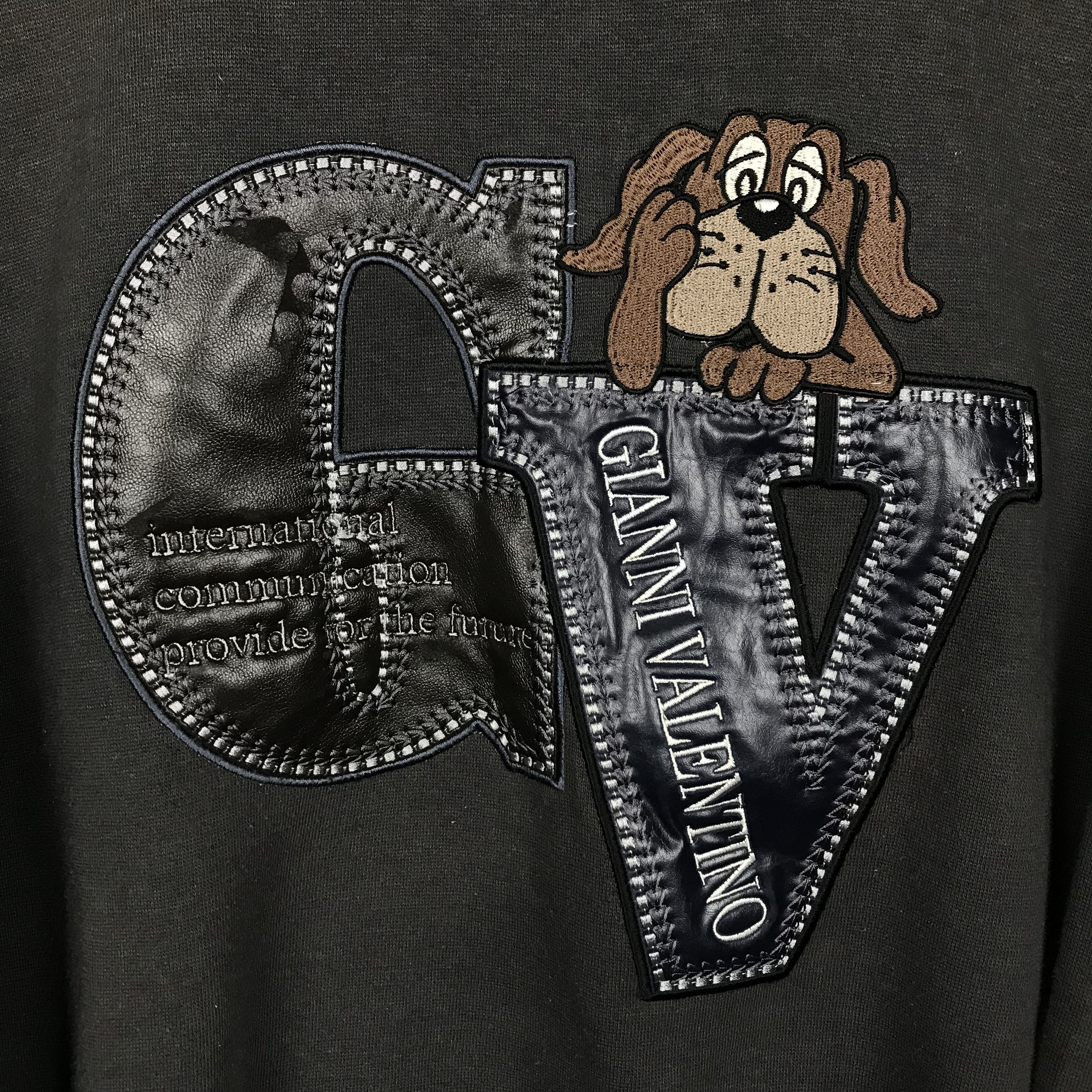 Gianni Valentino Vintage Gianni Valentino Embroidered Logo Sweatshirt Size US M / EU 48-50 / 2 - 3 Thumbnail