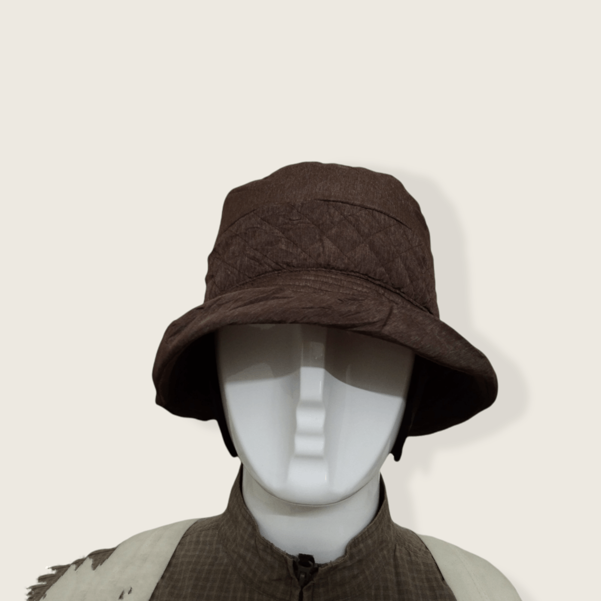 Japanese Brand × Vintage RARE VINTAGE DESIGNER QUILT EAR FLAP BUCKET HAT Size ONE SIZE - 7 Thumbnail