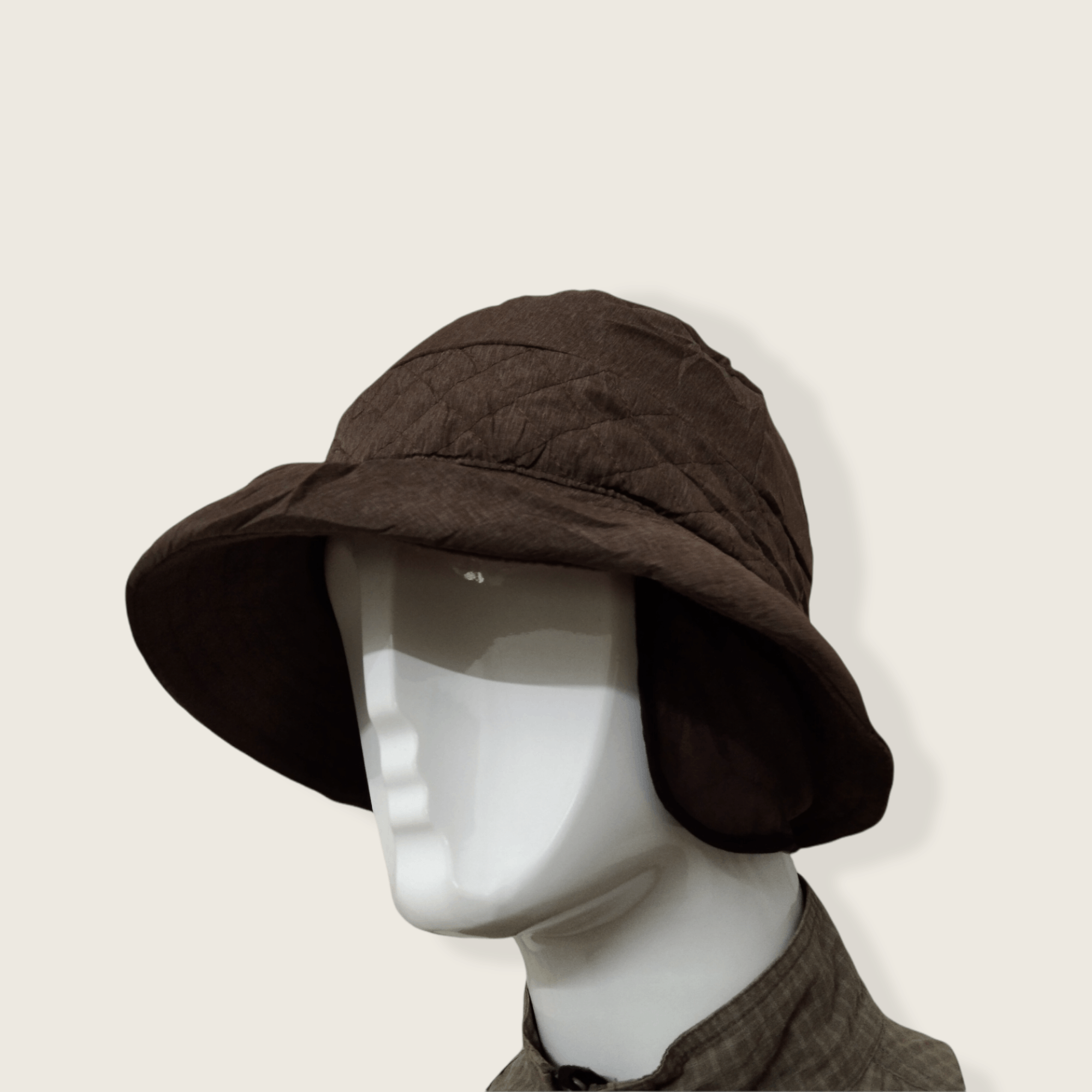 Japanese Brand × Vintage RARE VINTAGE DESIGNER QUILT EAR FLAP BUCKET HAT Size ONE SIZE - 5 Thumbnail