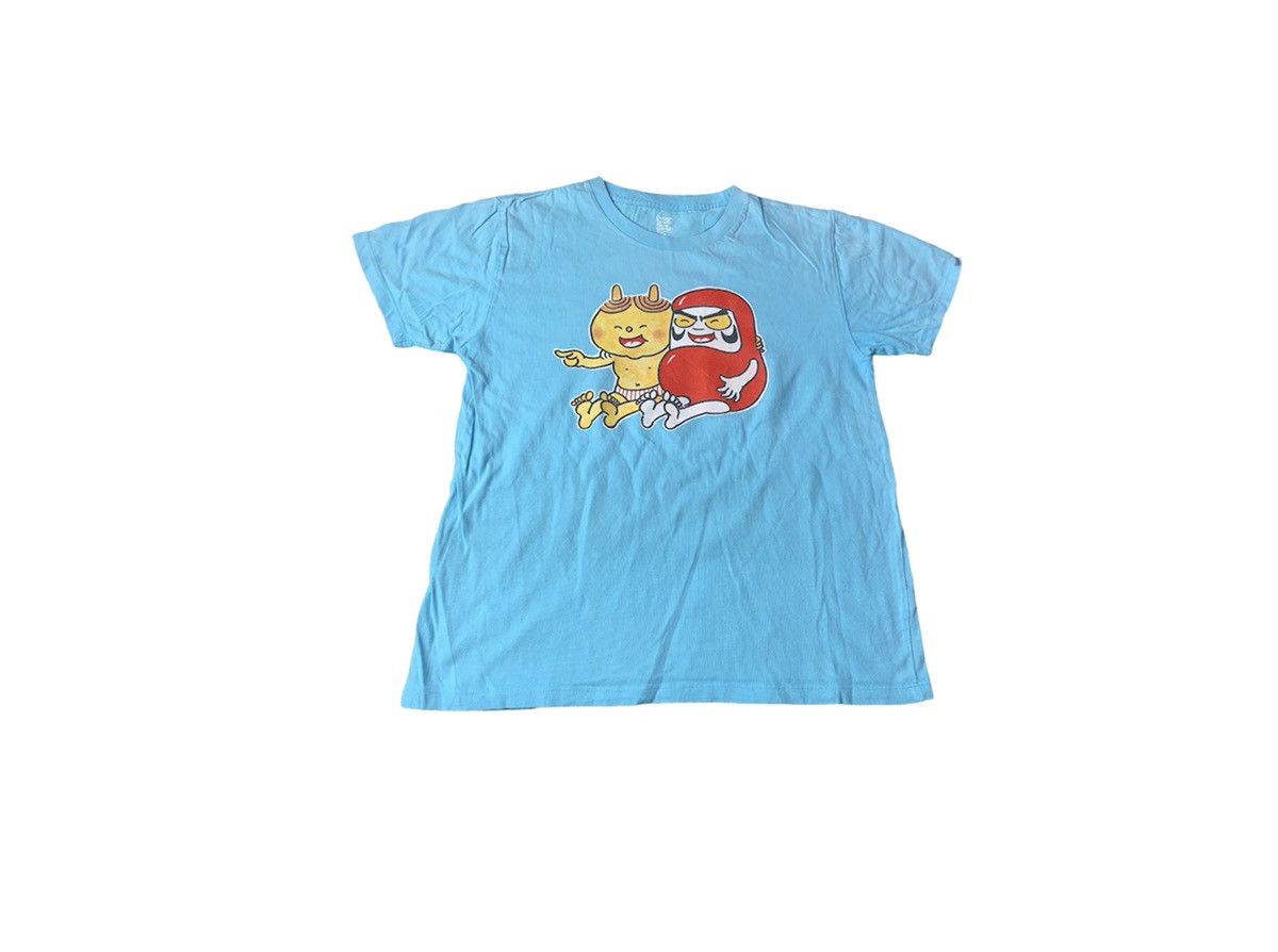 Little Daruma and Kaminari Children's Tale Popular Art Tee