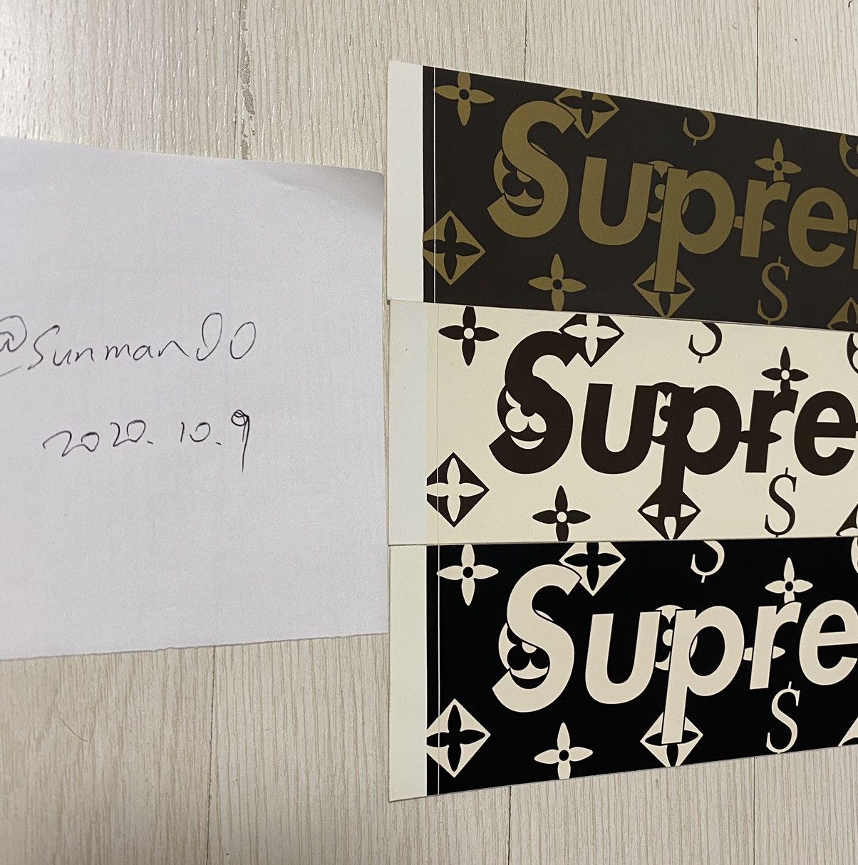 Supreme Supreme Monogram Box Logo Stickers Size ONE SIZE - 3 Thumbnail