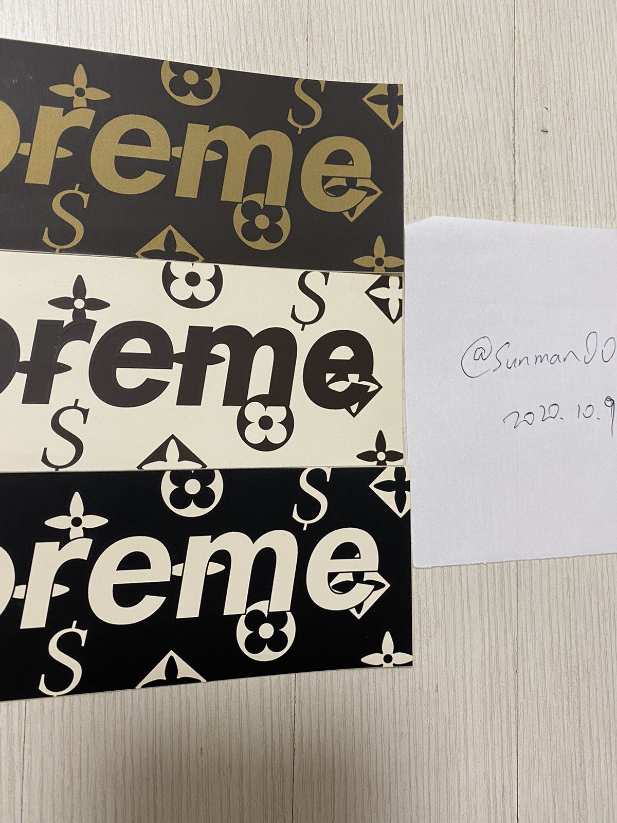Supreme Supreme Monogram Box Logo Stickers Size ONE SIZE - 2 Thumbnail