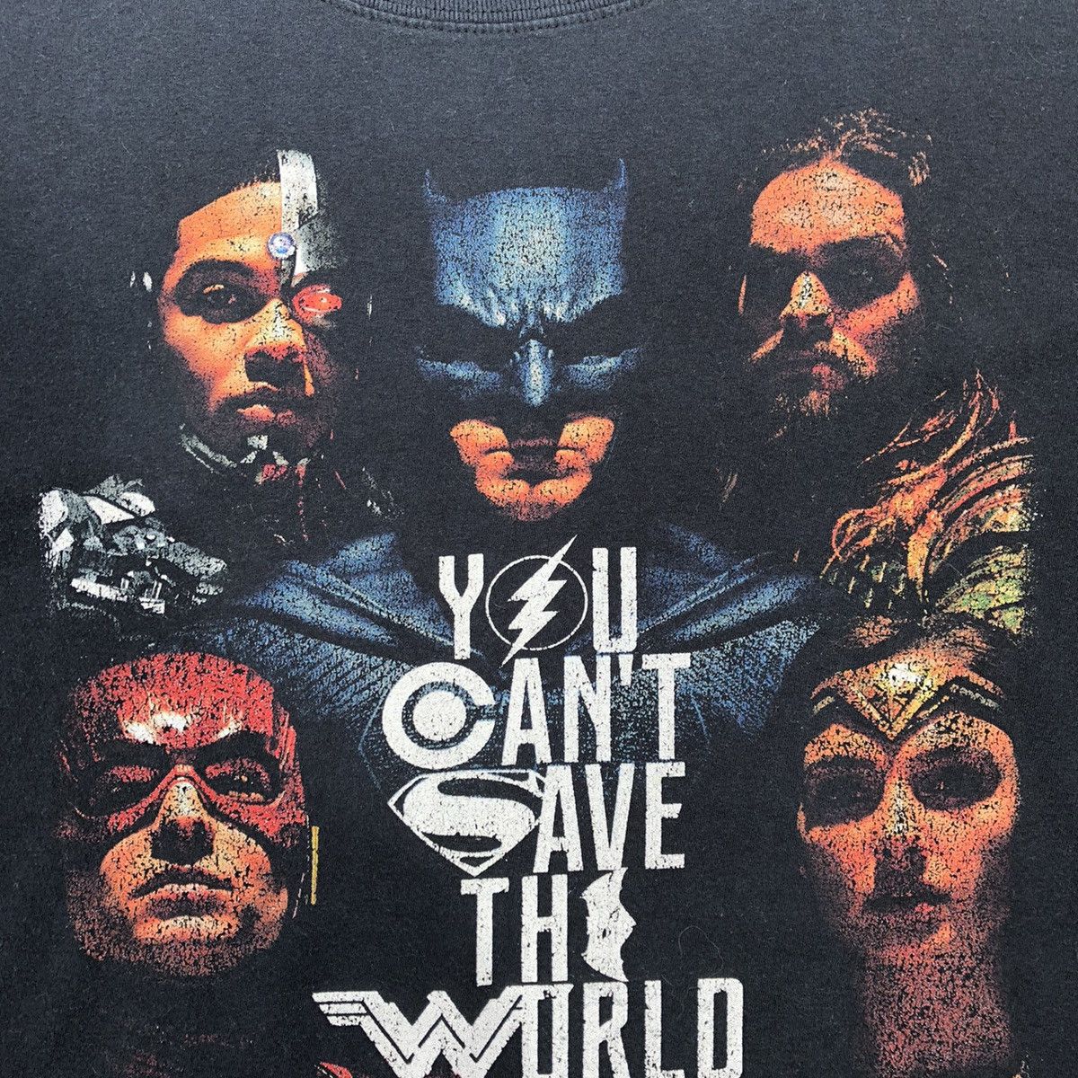 DC Comics × Marvel Comics Rare Justice League Big Image Raptees Design Promo Tee Size US XXL / EU 58 / 5 - 4 Thumbnail