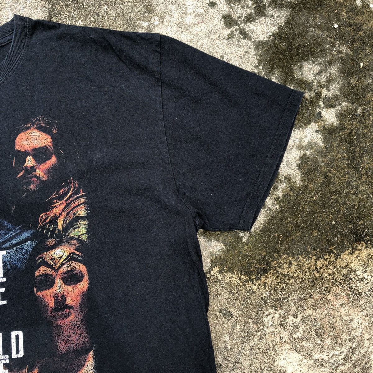 DC Comics × Marvel Comics Rare Justice League Big Image Raptees Design Promo Tee Size US XXL / EU 58 / 5 - 7 Thumbnail