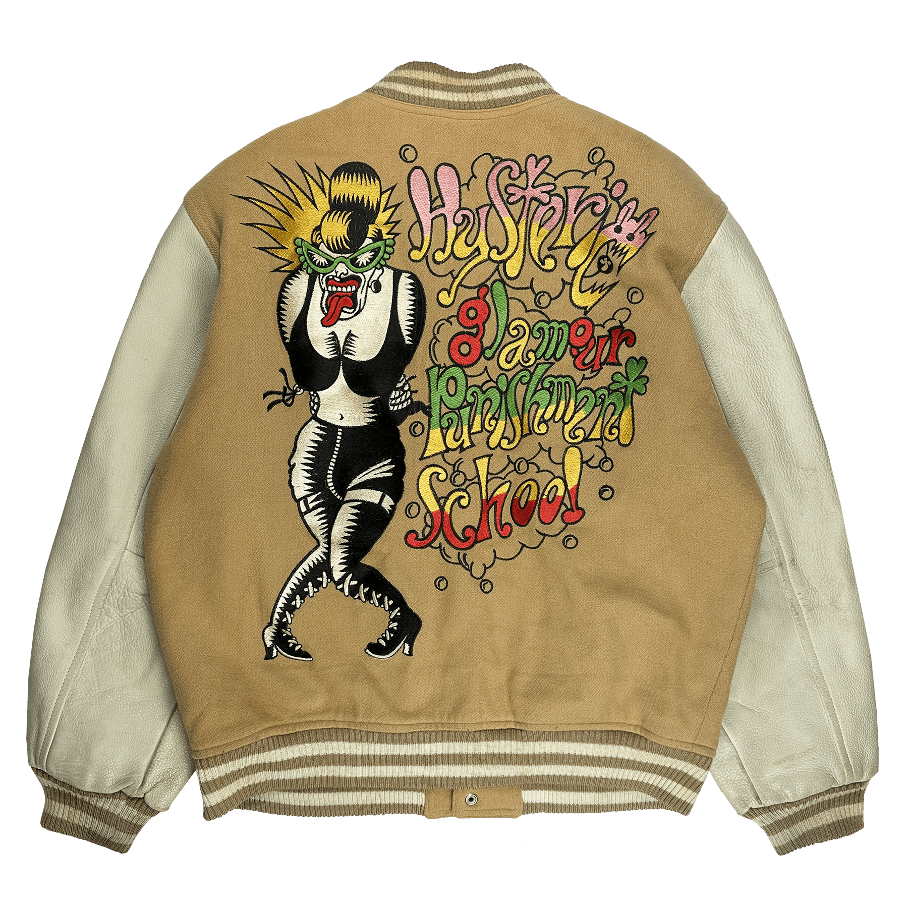 Hysteric Glamour 90's Punishment School Varsity Jacket Size US L / EU 52-54 / 3 - 2 Thumbnail