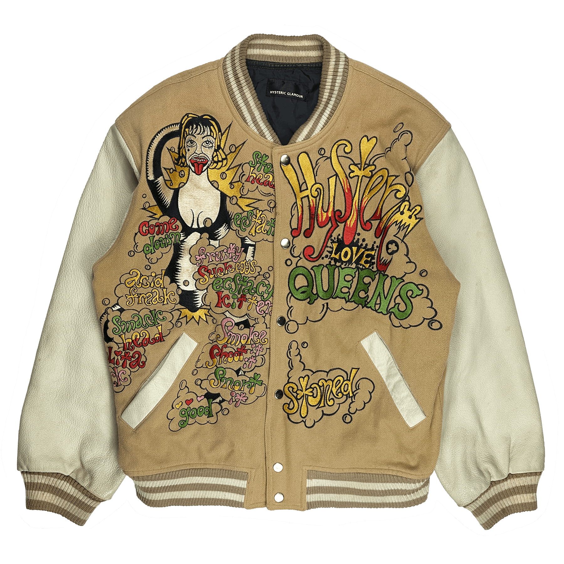 Hysteric Glamour 90's Punishment School Varsity Jacket Size US L / EU 52-54 / 3 - 1 Thumbnail