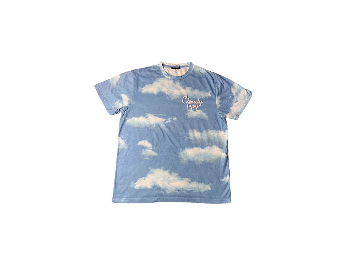 Japanese Brand Milk Boys Cloudy All Over Sky Cloud Tie Dye Tee Size US M / EU 48-50 / 2 - 1 Thumbnail