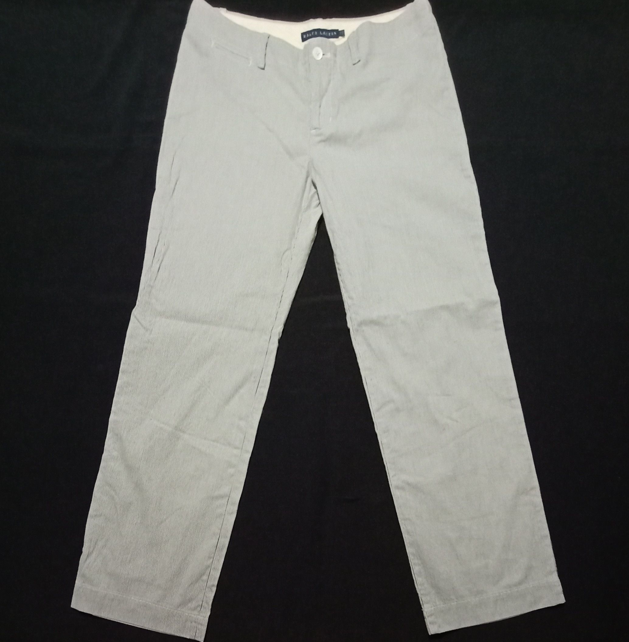 image of Polo Ralph Laurent Classic Casual Pants Striped in Grey, Men's (Size 30)